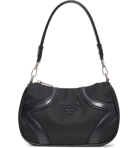 prada baguett bag|Prada nylon shoulder bag price.